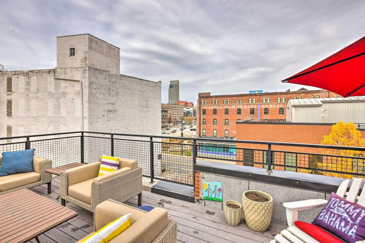 Downtown Condo With Rooftop Patio And City Views! Omaha Extérieur photo